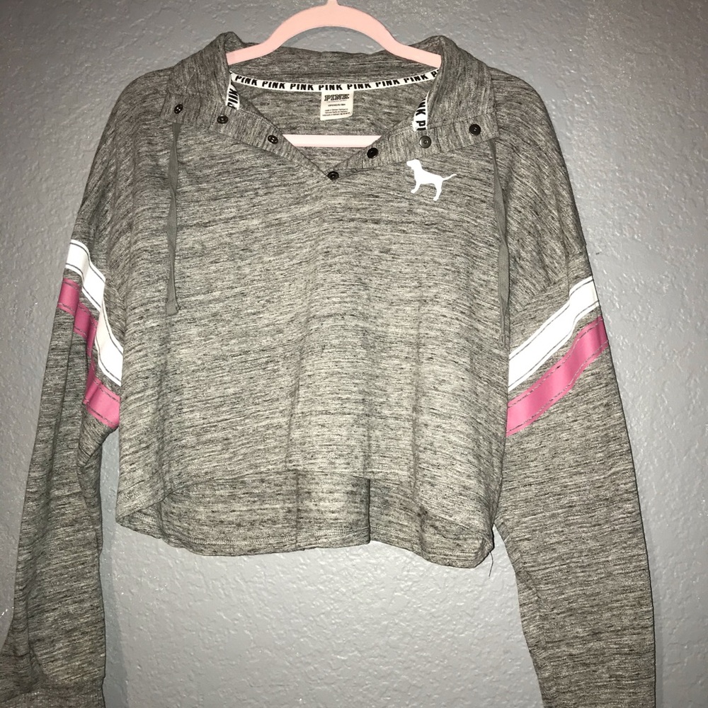 PINK CROPPED SWEATER